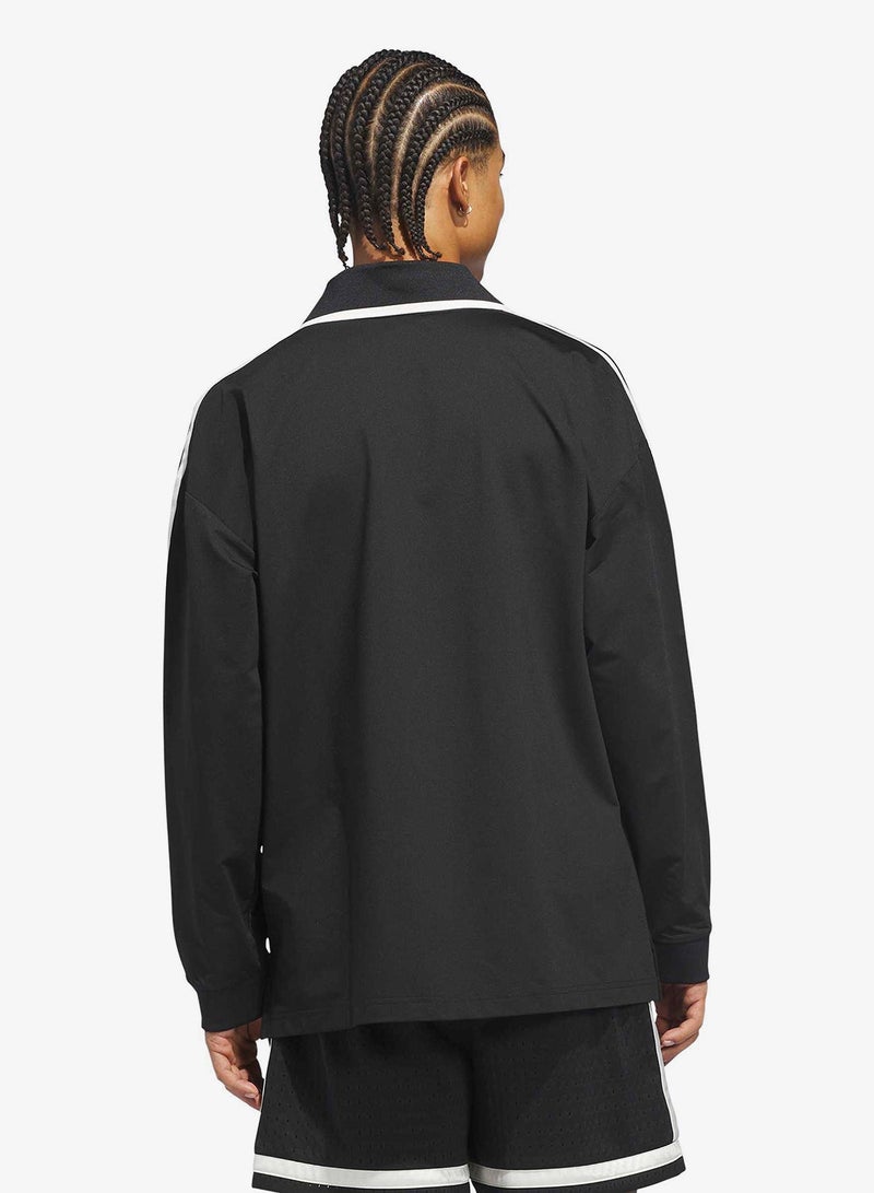 Adidas Originals Basketball Courtside Polo Shirt - Image 2