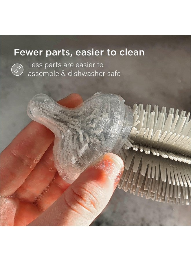 Smilo Baby Bottle Set with Stage 0 Slow Flow Anti Colic Nipple, 10 Oz / 300 ml Capacity, 3X Pack of Anti Colic Baby Bottles 0-3 Months - Aqua Blue - Image 5