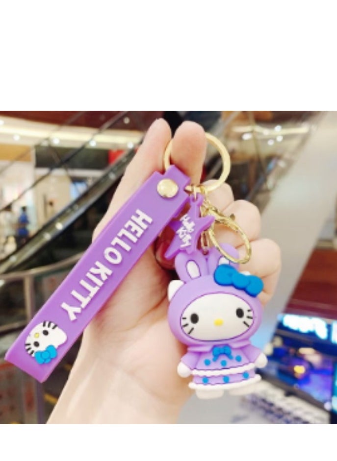 Hello Kitty New cartoon toy keychain, bag charm, ornament accessory keychain  - Image 1