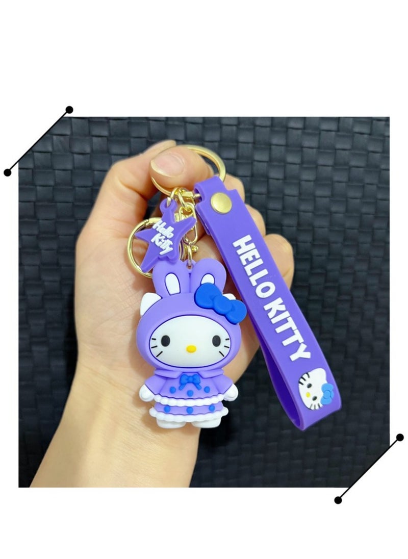 Hello Kitty New cartoon toy keychain, bag charm, ornament accessory keychain  - Image 2