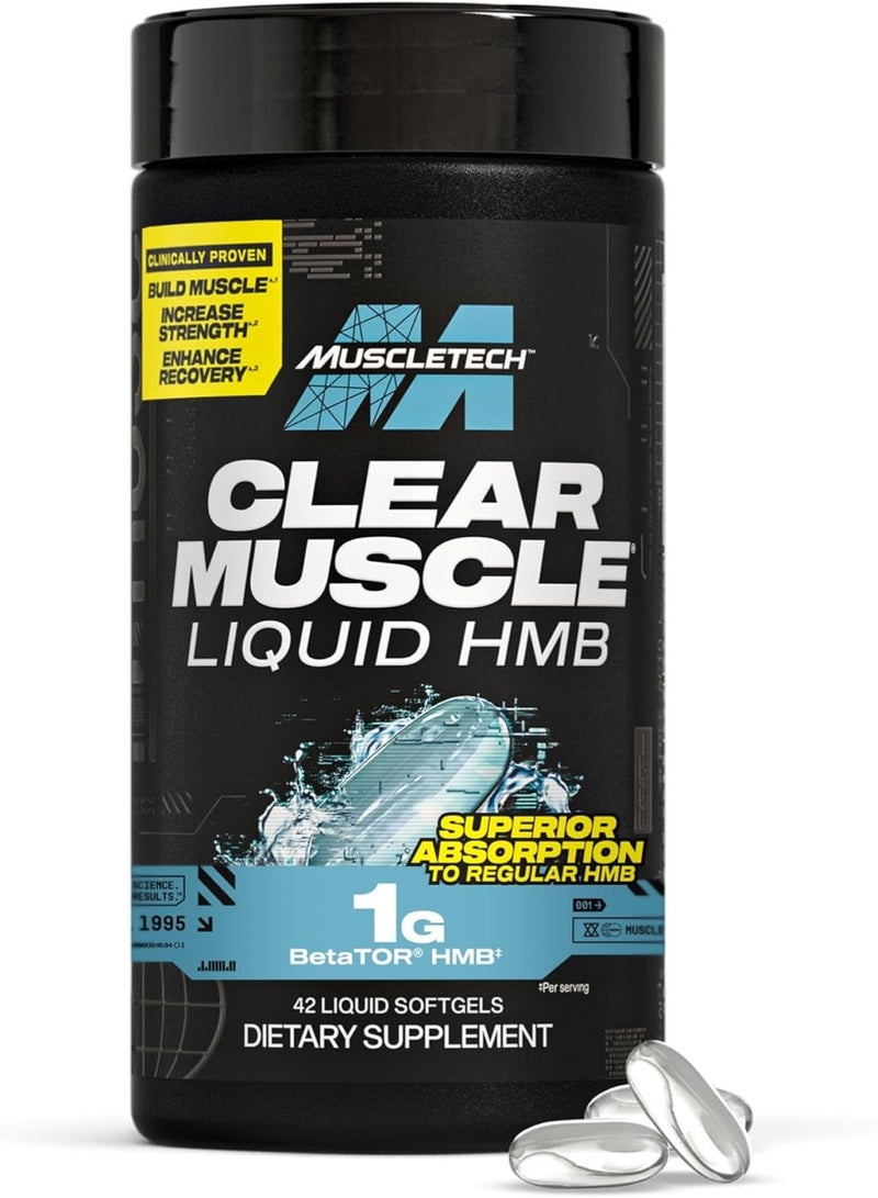 ماسل تيك MuscleTech CLEAR MUSCLE LIQUID HMB 42CT - Image 1