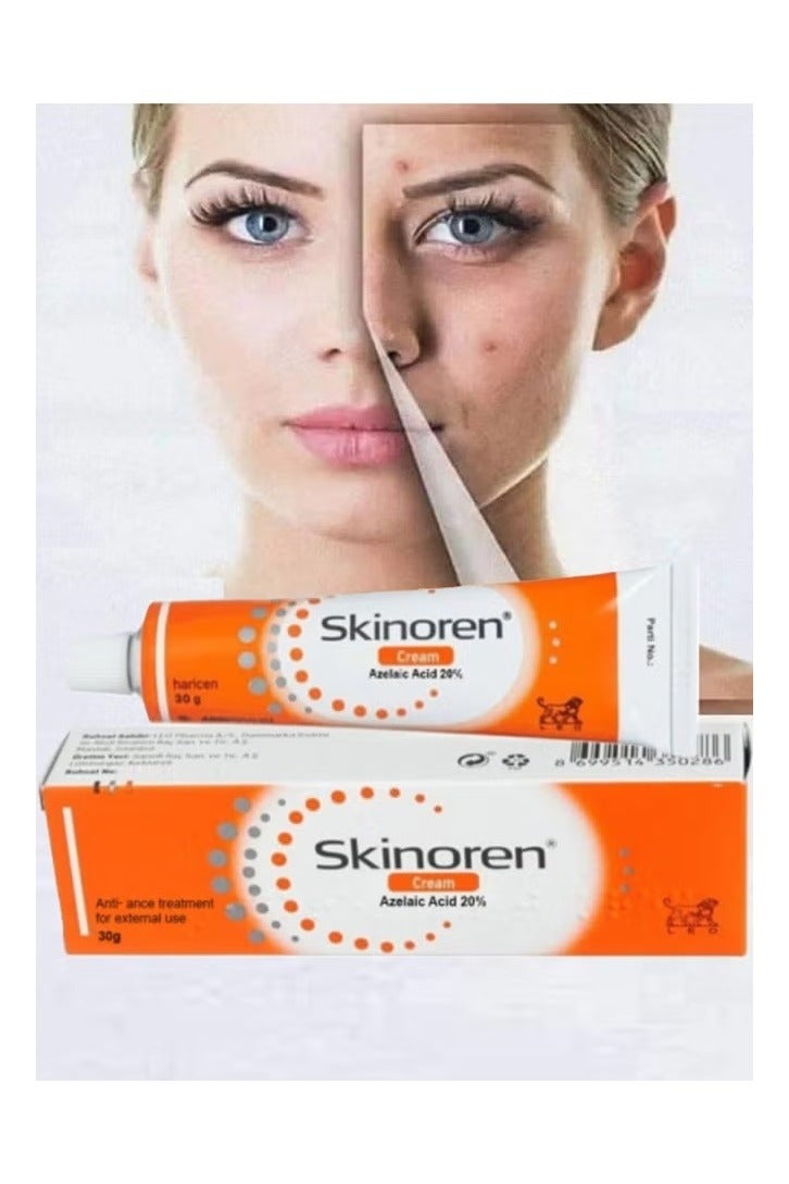 Skinoren Original Freshness Cream to Lighten the Skin, Treat pimples, Melasma and Acne 30g - Image 2