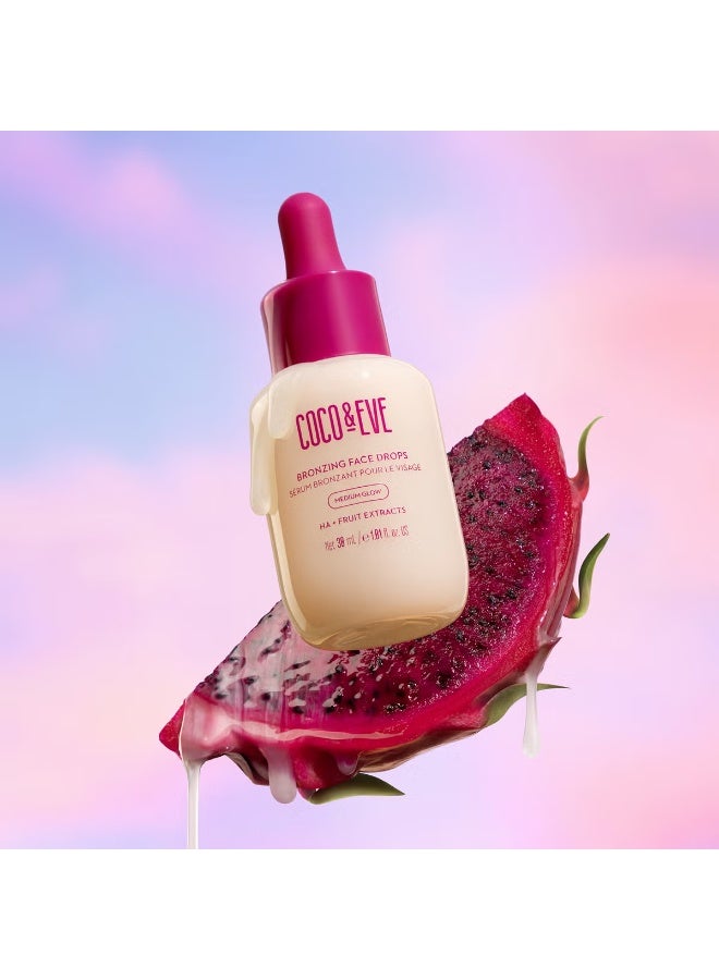 Coco & Eve Bronzing Face Drops (Medium Glow) 30ml - Image 2