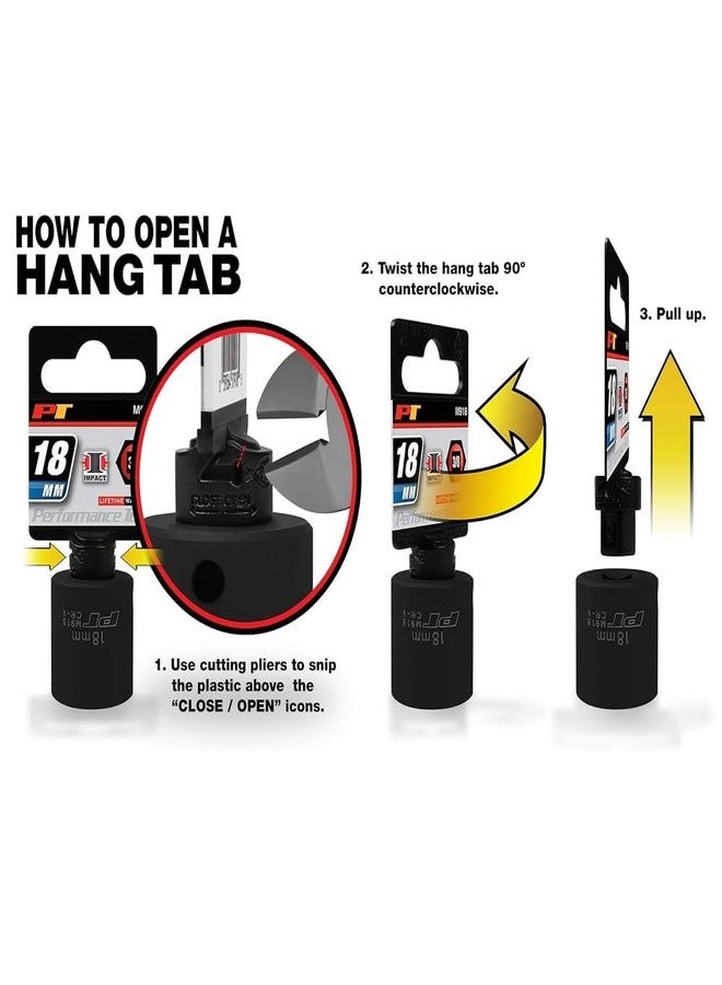 بيرفورمانس تول أداة الأداء W34564، مقبس قياسي SAE ذو 12 نقطة، مقاس 2 بوصة، محرك 3/4 بوصة - Image 5