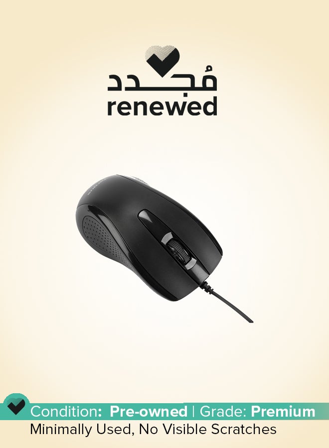 targus Renewed - Targus U660 USB Wired Optical Mouse - Black Black - Image 1