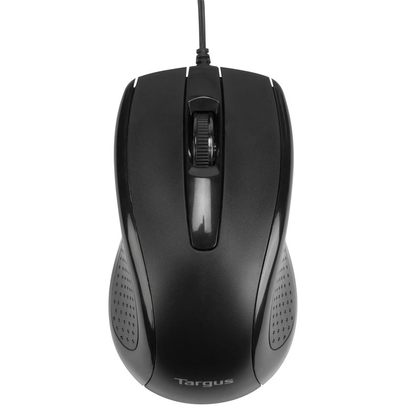 targus Renewed - Targus U660 USB Wired Optical Mouse - Black Black - Image 3