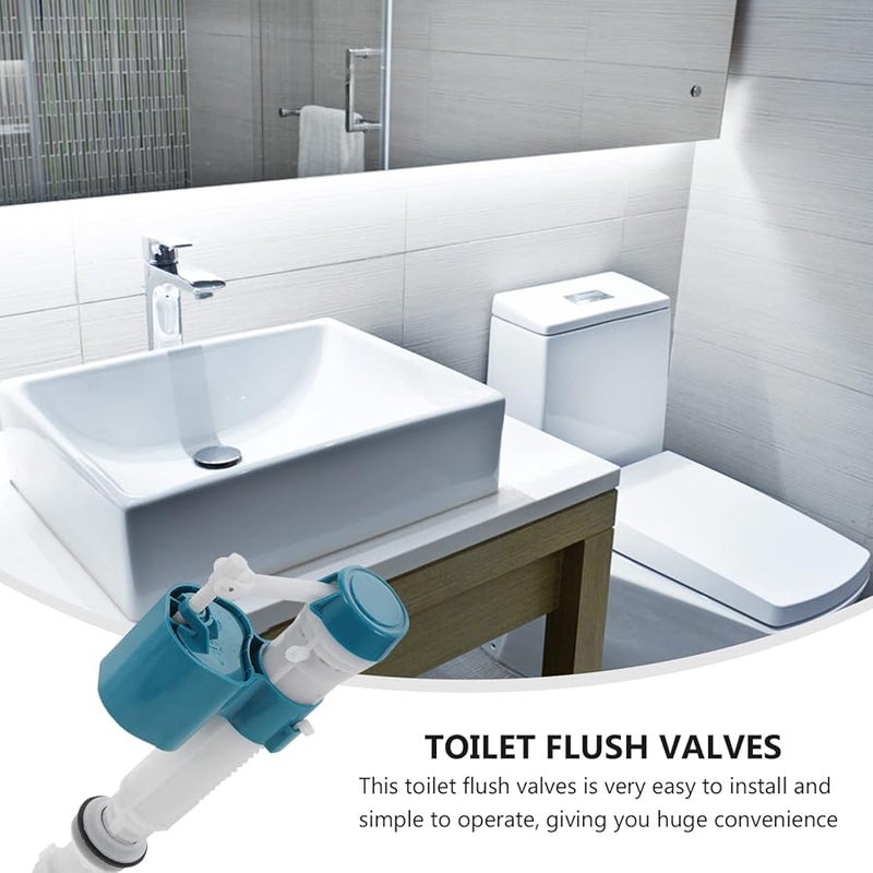 مجموعة صمام تعبئة وصمام تفريغ عالمية للحمام 5 قطع عالية الأداء سهلة التركيب كما هو موضح × 4 قطع - Image 3