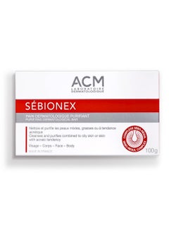 ACM Laboratoire dermatologique Sebionex Purifying bar 100g  - Image 1