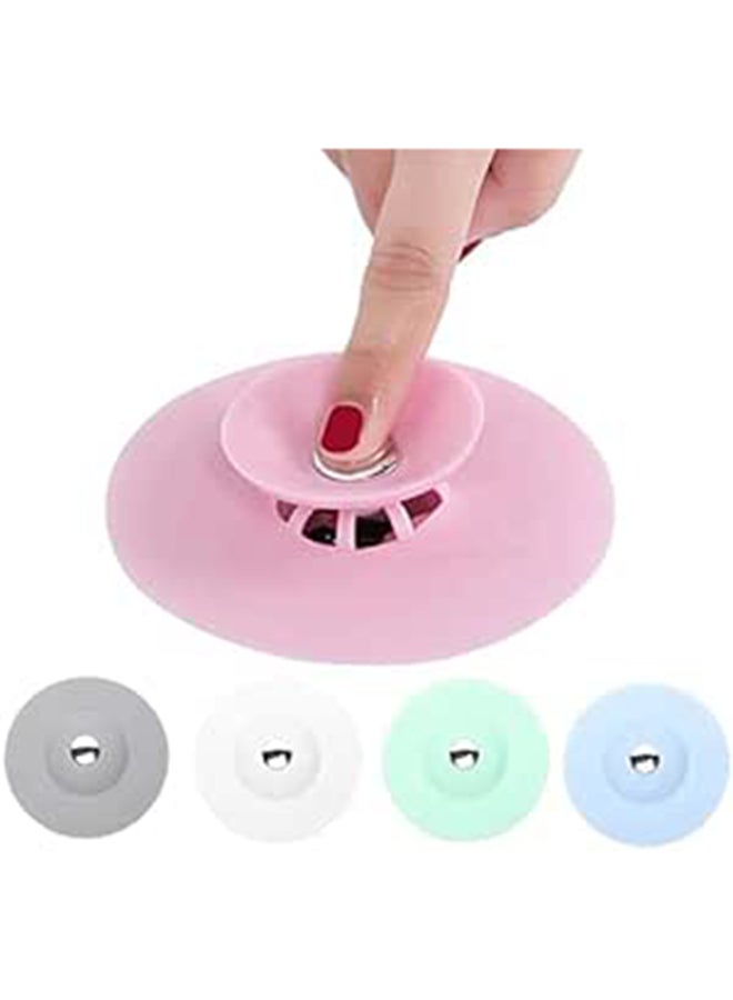 Rubber Circle Silicone Sink Strainer Filter Water Stopper Floor Drain Hair Catcher Bathtub Plug Bathroom Kitchen Basin Stopper(One Year Gurantee) (One Year Warranty) 