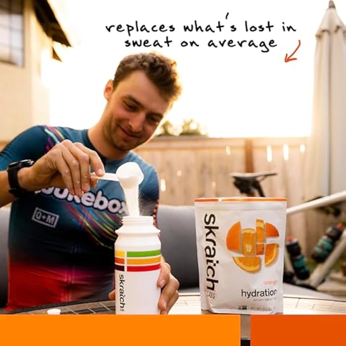 Skratch Labs Hydration Powder | Sport Drink Mix | Electrolytes Powder for Exercise, Endurance, and Performance | Orange | 20 Servings | Non-GMO, Vegan, Kosher - Image 4