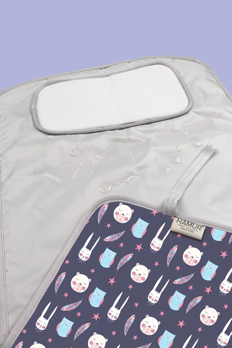 هامور Dough Baby Diaper Cushion Care Pad Cover Purple