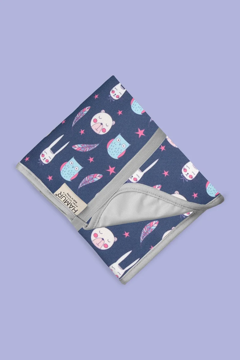 هامور Dough Baby Diaper Cushion Care Pad Cover Purple