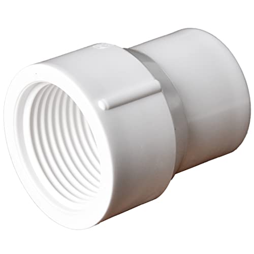FangKingNo 10pcs 3/4" to 1" PVC Reducing Female to Female Threaded Coupling for PIPE Pressure Fittings Reducer Adapter for PIPE Connector White (1 Inch to 3/4 Inch) - Image 4