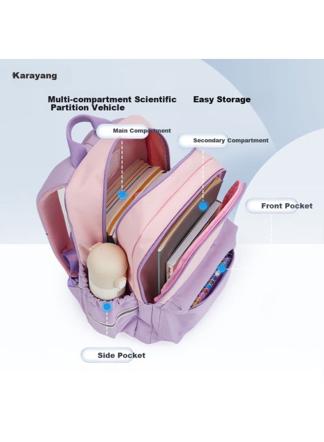 KaLay Kala·y Backpack, Ultra-light Cloud Design, Reduced Burden, Outdoor Travel, Large Capacity Casual Backpack For Primary School Students, Middle School Boys And Girls - Image 3