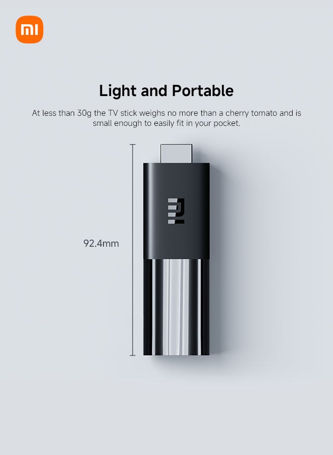 Xiaomi Mi Android TV Stick with Built in Chromecast Without Adapter  – Full HD 1080p (MDZ-24) - Black - Image 2