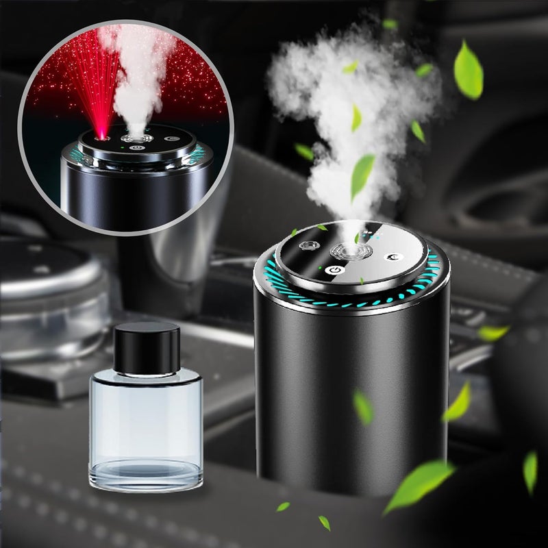 XIANGBIN Smart Car Air Freshener with Starry Sky Projection and 50ml Perfume - Rechargeable Aroma Diffuser - Image 1