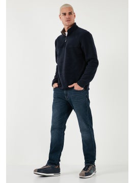 Buratti Regular Fit Anti-Pilling Non-Pilling Standing Collar Thick Winter Raised Polar Fleece Men's Polar 5896700  - Image 2