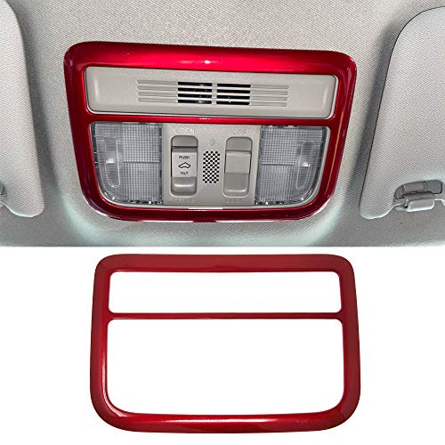GZXinWei Reading Light Trim Frame Interior Decoration Accessories Sticker Red For Honda 10th Gen Civic 2016 2017 2018 2019 2020 - Image 1