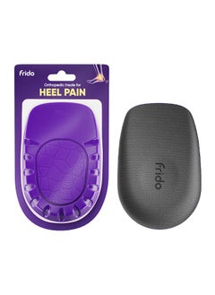 Frido Frido Orthopedic Heel Cups For Foot Pain Relief, Plantar Fasciitis Relief, Shock Absorption Heel Cushion Pads, Heel Aggravation Relief, Pain Relief Heel Pads (Pack of 1 Pair)  - Image 1