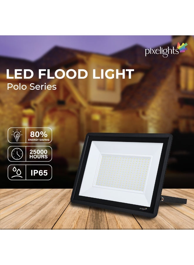 Pixelights 300W LED Flood Light, White -6000K, IP65, 25000Hr Life, 2years Warranty, suitable for Garden, Playground, Garage, Factories, Parking Lot, Park, Playground etc. Part#PIXEL62300WHI - Image 2
