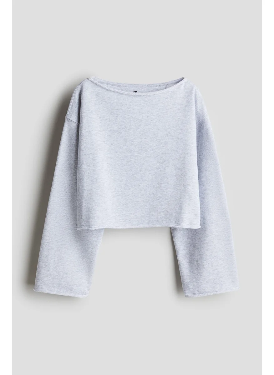 H&M Boat-Neck Sweatshirt