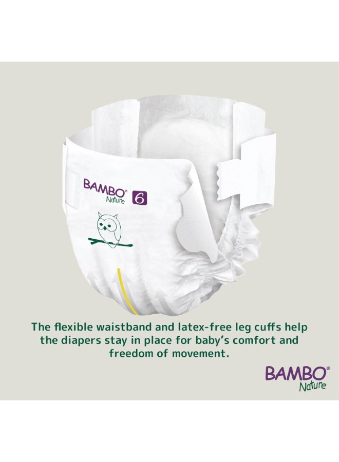 Bambo Nature Premium Baby Tape Diapers for Kids XXL Size (16+ Kgs), Super Absorbent, Breathable, Extra Soft, Dermatologically Tested, Hypoallergenic Infant Nappies With Wetness Indicator, 120 Count - Image 2