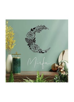 MIRFA Wooden Wall Art With Self Adhesive Base - Black (Boho Style Moon - Small - Pack of 3)  - Image 4