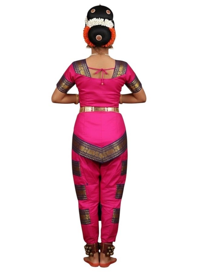 TWINKLE TOTS - All Bharatnatyam Dance Premium Costume For Girls, Dancer/Functions/Theme - Image 3