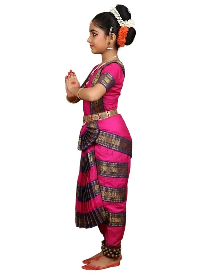 TWINKLE TOTS - All Bharatnatyam Dance Premium Costume For Girls, Dancer/Functions/Theme - Image 2