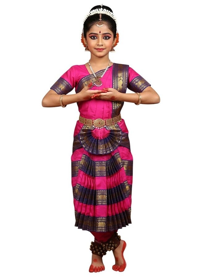 TWINKLE TOTS - All Bharatnatyam Dance Premium Costume For Girls, Dancer/Functions/Theme - Image 1