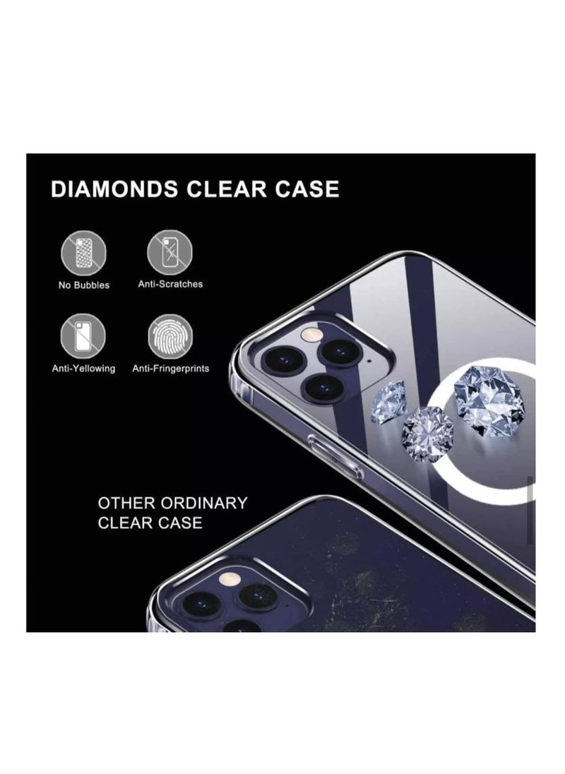 Raxoom Iphone 14 Pro Case with Magnetic Ring Compatible with Mag-Safe Accessories, Slim Fit, Anti-Yellowing Shockproof Protective Case for Iphone 14 pro  - Image 2