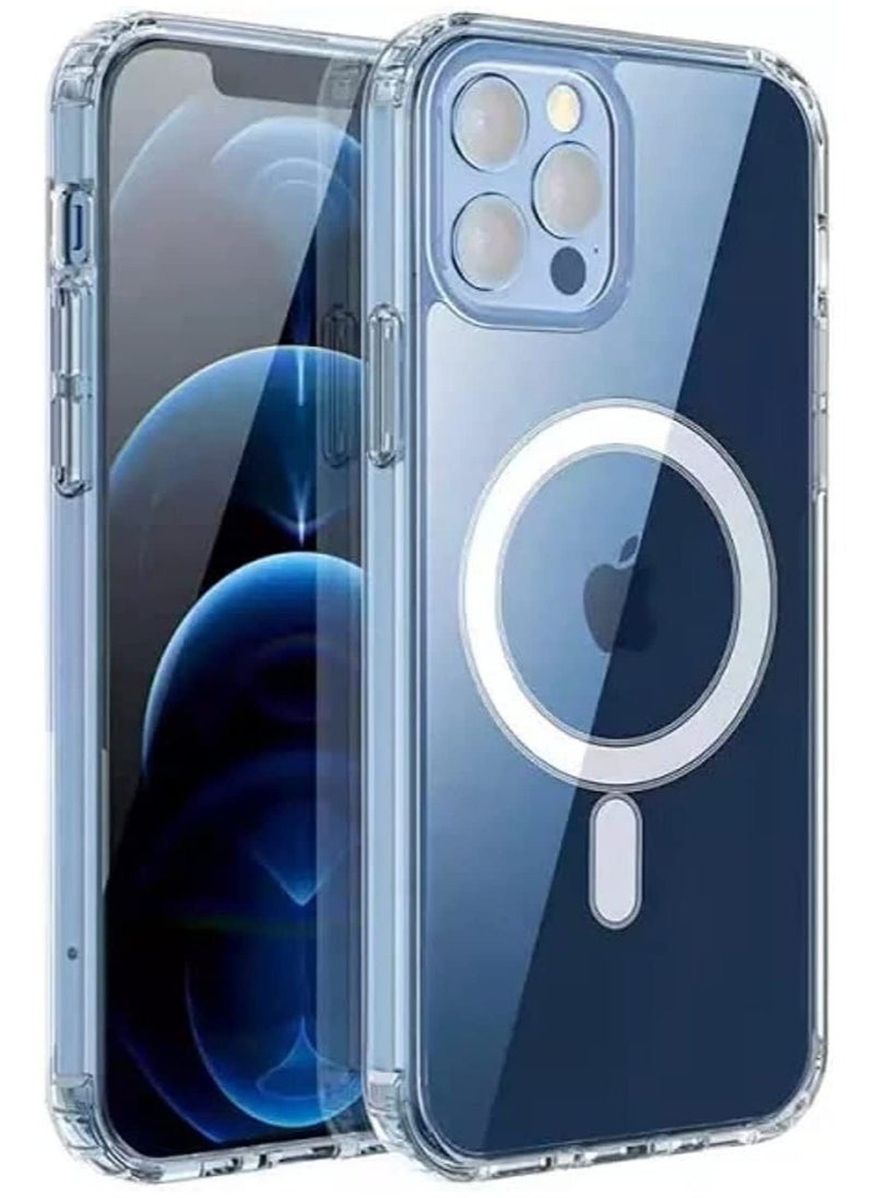 Raxoom Iphone 14 Pro Case with Magnetic Ring Compatible with Mag-Safe Accessories, Slim Fit, Anti-Yellowing Shockproof Protective Case for Iphone 14 pro  - Image 3