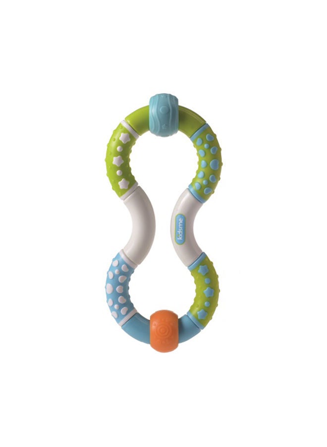 kidsme Twist And Learn Ring Rattle Baby Rattling Activity Toy From 3 Months To 18 Months Multicolour  - Image 1