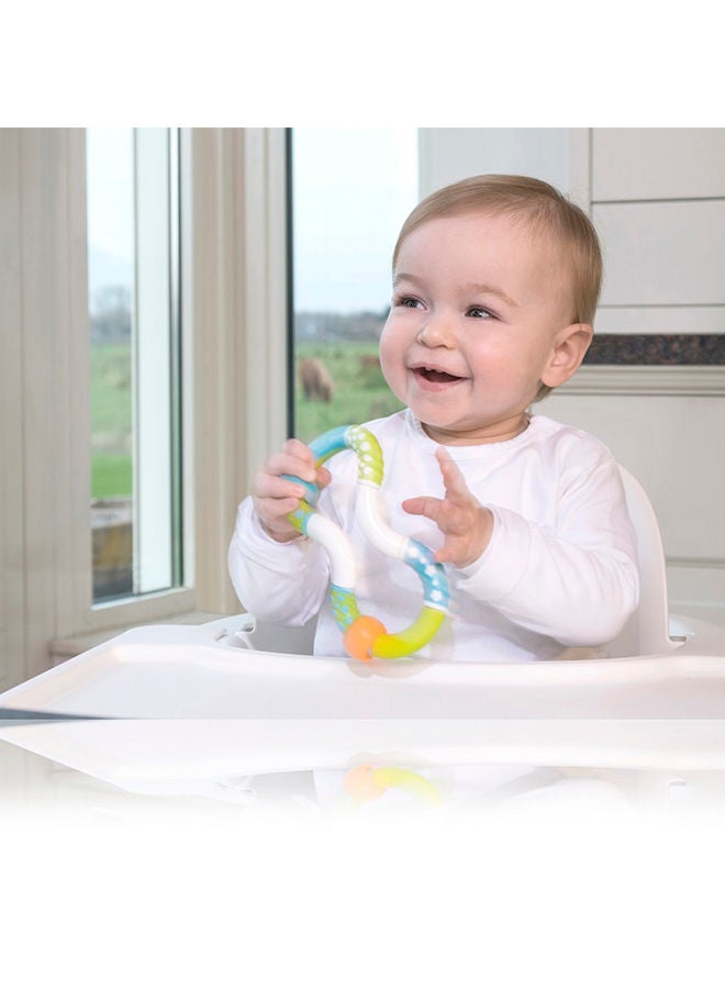 kidsme Twist And Learn Ring Rattle Baby Rattling Activity Toy From 3 Months To 18 Months Multicolour  - Image 4