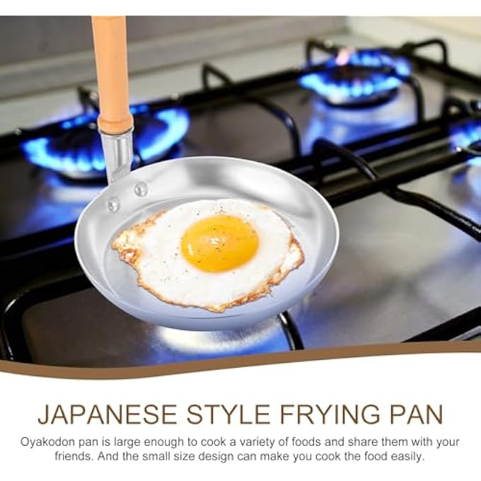 KASTWAVE Small Nonstick Frying Pan Stainless Steel Japanese Tamagoyaki Roll Omelette Pan Mini Egg Skillet For Oyakodon Family Cooking Compact Breakfast Pan For Stove  Induction17Cm - Image 5