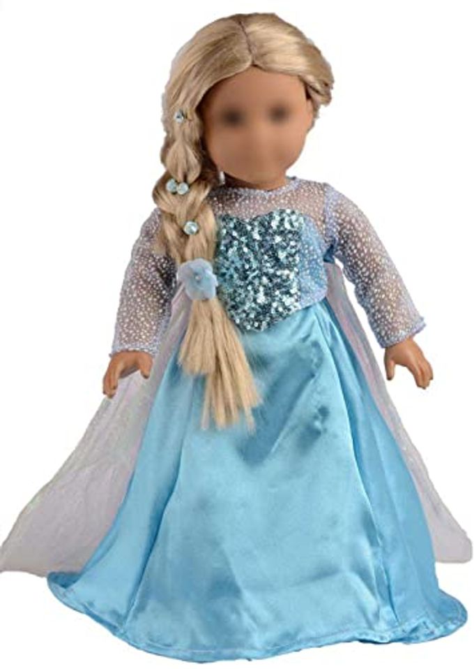 sweet dolly Doll Clothes Princess Dress Queen Costumes for 18 Inch Doll - Image 5
