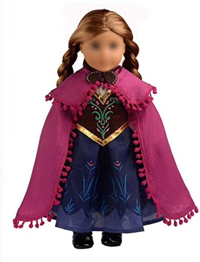 sweet dolly Doll Clothes Princess Dress Queen Costumes for 18 Inch Doll - Image 3