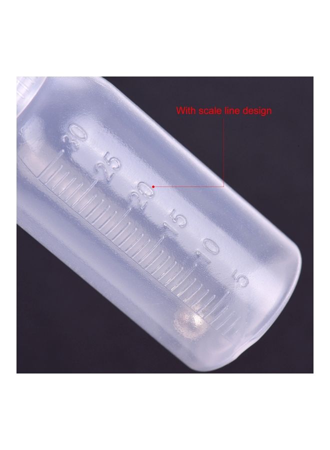 NIBEMINENT 10-Pieces Airbrush Paint Storage Bottle Transparent - Image 4