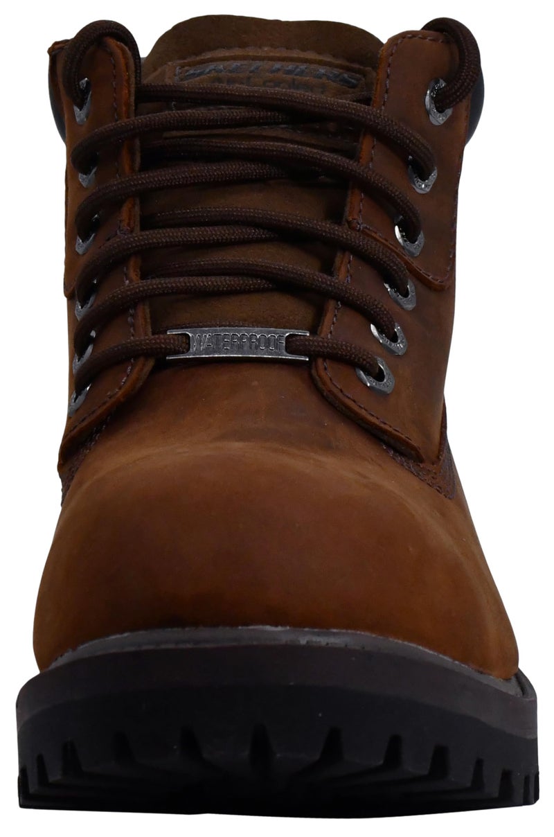Skechers Men's Verdict Boot, Dark Brown, 10 Wide - Image 2