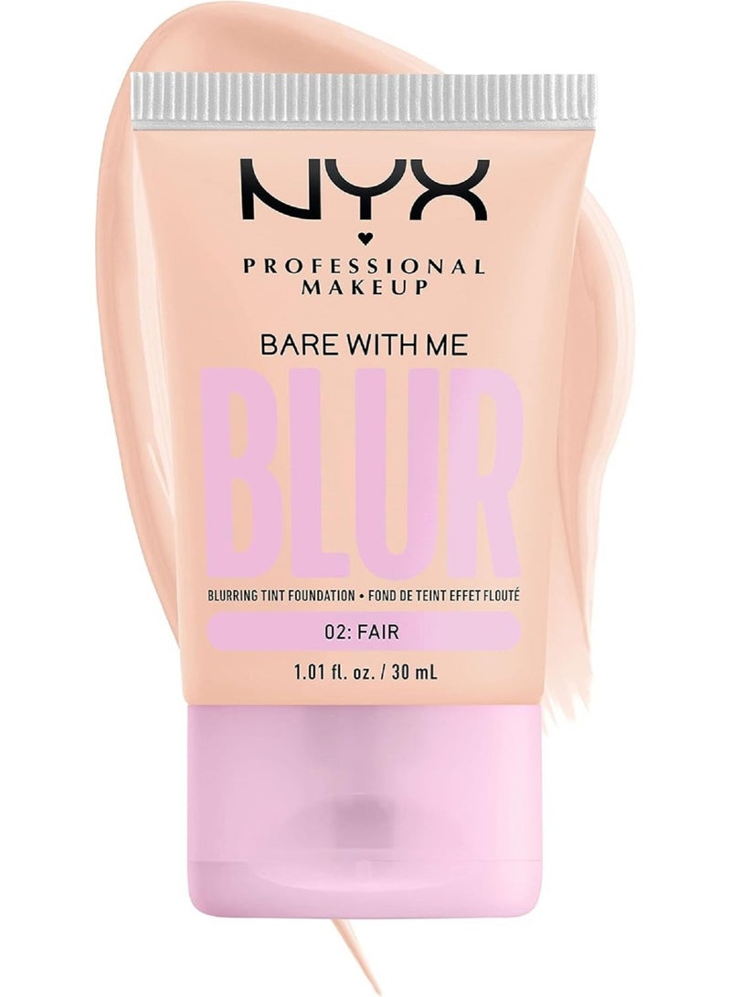 NYX PROFESSIONAL MAKEUP Bare With Me Blur Tint Foundation - Fair 30 ml - Image 1