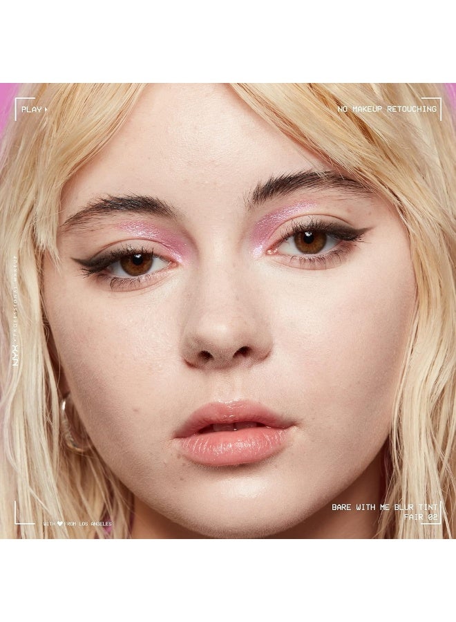 NYX PROFESSIONAL MAKEUP Bare With Me Blur Tint Foundation - Fair 30 ml - Image 4