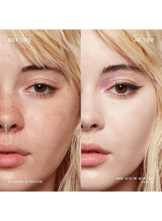 NYX PROFESSIONAL MAKEUP Bare With Me Blur Tint Foundation - Fair 30 ml - Image 3