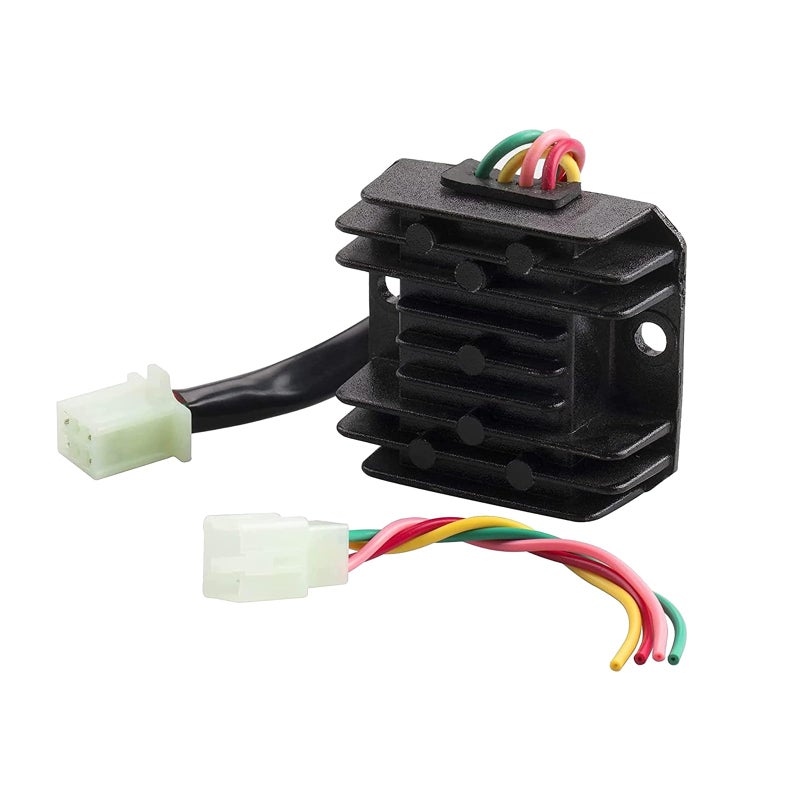 Dickno 12V Voltage Regulator Rectifier 4 Wires Voltage Regulator Replacement for GY6 125cc 150cc ATV Dirt Bike Go Kart Moped and Scooter - Image 3