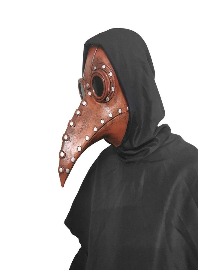 Stegosaurus Plague Doctor Bird Mask Long Nose Beak Cosplay Steampunk Halloween Costume Props Latex Material - Image 3