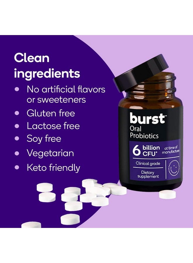 بيرست بروبيوتيك الأسنان لتجويف الفم الصحي، ورائحة الفم الكريهة، ودعم الجهاز المناعي والجيوب الأنفية، وتعزيز صحة الجهاز التنفسي العلوي والبكتيريا المفيدة، Blis K12 & M18-45 Count [قد تختلف العبوة] - Image 4