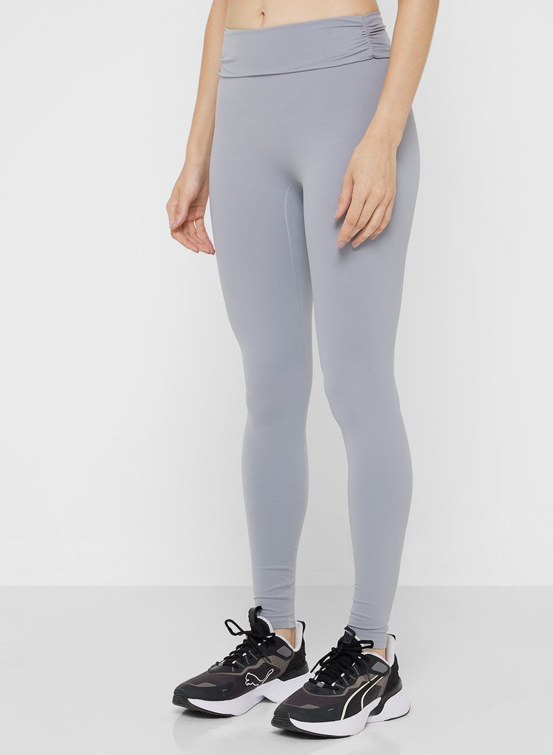FRWD Ruched Waist Seamless Leggings - Image 1