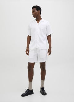 JACK & JONES Textured Regular Fit Resorts Collar Shirt  - Image 2