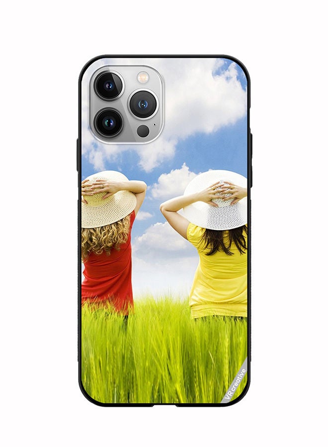 VR CREATIVE Protective Case Cover For Apple iPhone 12 Pro Max Enjoying The Weather Design Multicolour - Image 1