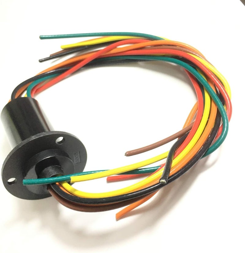 Taidacent 6 Wire & 12 Wire 2A to 30A Slip Ring Collector Rotary Electrical Contact Joint Connector - Image 1