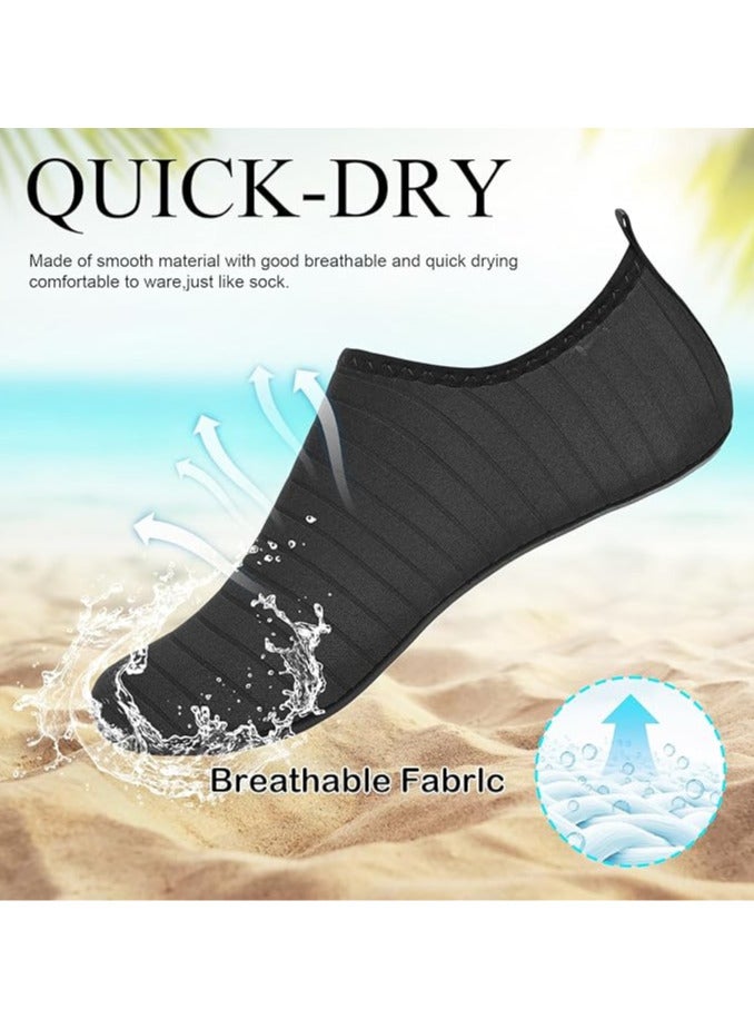 Rscy men Water Shoes Barefoot Aqua Socks Lightweight Swim Shoes for Beach Surf Pool Yoga  - Image 2